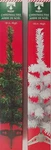 Mini-christmas Table Top Stands 18" 2 Trees/pk, Select Green Or White. Fixed Price $5.99.