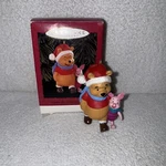 Hallmark 1996 Winnie The Pooh And Piglet Disney Vintage Christmas Ornament. Fixed Price $13.00.