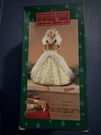 New 1995 Hallmark "happy Holidays Barbie" Stocking HANGER-522-34. Fixed Price $14.88.