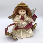 Ganz Special Lil Angel Wind Up Music Vtg 1993 Joy To The World 8" Christmas Doll. Fixed Price $19.50.