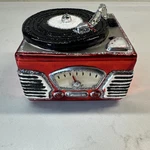 Record Player Ornament Old World Christmas Hanging (no Box) Owc. Fixed Price $39.99.