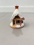 Old World Ginger Cottages Santa's Workshop Ornament Wooden Nice!. Fixed Price $29.00.
