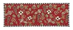 Mackenzie Childs Christmas Beaded Deck The Halls Red Table Runner 36" New!. Fixed Price $125.00.