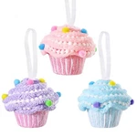 Christmas Cupcake Hanging Ornaments 3PCS Pastel Macaron Sweet Woolen .... Fixed Price $27.91.