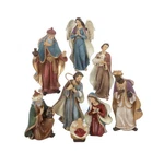 Kurt Adler Christmas Resin Nativity Set With 8 Figures, 6.25". Fixed Price $45.53.