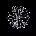 Alpine Corporation Large Christmas White Snowflake Ornament With Led Lights. Fixed Price $24.95.