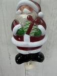 Northlight Santa With Gift Frosted Christmas Night Holiday Decor. Fixed Price $16.00.