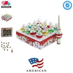 Kurt Adler Miniature Ornaments And Treetop, Set Of 16. Fixed Price $27.19.
