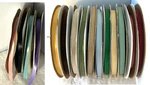 Schiff Offray Single Face Satin Ribbon 100 Yd. SPOOLS-3/8" Usa Made. Fixed Price $10.00.