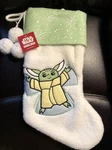 Disney Star Wars The Child Baby Yoda Mandalorian Snow Angel Christmas Stocking. Fixed Price $6.99.