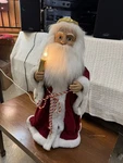Vintage Telco Motionettes Of Christmas Santa Claus 1993 Father 24". Fixed Price $31.50.