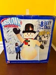New 2005 Gemmy Industries Giant 8 Feet Tall Airblown Inflatable Light-up Snowman. Fixed Price $149.99.