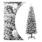Bowery Hill Contemporary Christmas Tree White Green Pvc Pe Steel 59.1". Fixed Price $64.34.