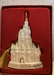 Lenox Disney Cinderella's Castle 2024 Annual Dated Ornament Porcelain New Box. Fixed Price $29.99.