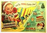 Newpaper Advertisement Noma Bubble Lights 1947 Christmas Tree Baby Santa. Fixed Price $18.95.