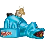 Old World Christmas Glass Ornament For Tree, Hungry Hippos. Fixed Price $15.51.