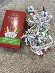 December Home 50 Led Multi Mini Lights-white Wire 16.2FT. Fixed Price $12.99.