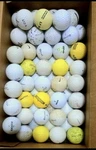 50 Clean Used Golf Balls Mix White & Yellow AAA/3A Bulk Lot Fast Ship. Fixed Price $24.95.