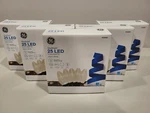 5X 25 Ge Staybright Clear Warm White C-9 Led Christmas String Lights Lot Of. Fixed Price $44.99.