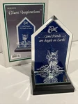 Figurine "good Friends Are Angels Earth" By Dicksons Glass Inspirations. Fixed Price $14.49.