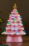Mr. Christmas 12 Pink Nostalgic Ceramic Tree On/off/timer Nib. Fixed Price $25.00.