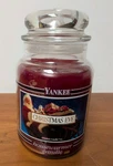 Yankee Candle Christmas Eve Large Jar 22 Oz Santa Slightly Used W/ Lid. Fixed Price $29.99.