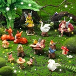 26 Pcs Miniature Fairy Figurines Garden Accessories Tiny Fairies. Fixed Price $38.23.