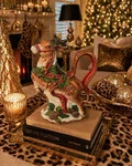 Fitz And Floyd 12 Reindeer Pitcher/vase Christmas Centerpiece 1993 Figural Vtg. Fixed Price $44.73.