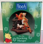 Disney Santa's Best Tigger Stocking Hanger Winnie The Pooh 1998 W/box Euc. Fixed Price $27.95.