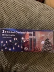 Greenbrier International Garland Style Christmas Lights 3 Ft. Fixed Price $7.95.