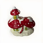 Merry Little Mushroom Church - Christmas Ornaments, Kurt Adler. Fixed Price $12.99.