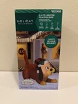 Holiday Living 2.5' Playful Dog Air Blown Inflatable Lighted Led Christmas Decor. Fixed Price $19.99.