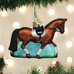 Old World Christmas Dressage Horse Glass Ornament Free Box 12555 New. Fixed Price $22.98.