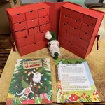 My Friend Gnome Kit Christmas Advent Calendar Aldi 24 Scene Props Book 9 Plush. Fixed Price $19.99.