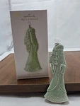Hallmark Keepsake Christmas Tree Ornament Saint Nicholas Green Glaze Santa 2012. Fixed Price $9.99.