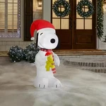3.5 Ft Snoopy & Woodstock Peanuts Outdoor Christmas Inflatable Yard Decoration. Fixed Price $55.99.