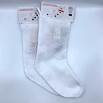 Set Of 2 Craft Decorate Your Own Snowman Stocking White - Brand New. Fixed Price $6.49.