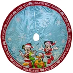 Kurt Adler Christmas Satin Tree Skirt With Mickey And Minnie, 48IN. Fixed Price $45.77.