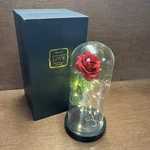 Partykindom Everlasting Love Artificial Rose Glass W Led Lights & Box. Fixed Price $35.00.