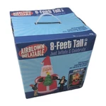 Vintage 2005 Gemmy Airblown Inflatable Lights Up 8' Tall Santa Claus - New. Fixed Price $109.99.