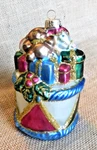 Vtg Krebs Lauscha Horse On Drum Christmas Ornament Hand Blown Glass Germany. Fixed Price $12.99.