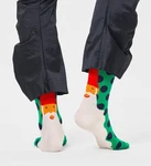 Happy Socks Crew Green Santas Beard Christmas Holiday 8-12 10-12.5. Fixed Price $14.88.
