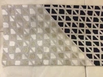 West Elm Lumbar Pillow Cover Split Grid 12X21 Nwt! Metallic Embroidered. Fixed Price $28.52.