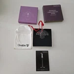 Orrefors .. Annual Christmas Ornament 2000 Original Box. Fixed Price $12.95.