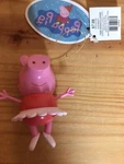 New Peppa Pig Kurt Adler Ornament Christmas Tree Ballerina Ballet Decoration Nwt. Fixed Price $10.00.