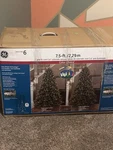 Ge 7.5 Ft-colorado Spruce Christmas Tree 600 Led Lights Metal Stand. Fixed Price $165.00.