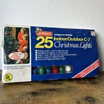 Vtg Joybrite Outdoor C-7 Christmas Lights Ft Multicolor Amp 125 Volt. Fixed Price $14.99.