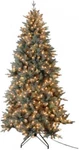 Santa's Workshop 7.5' Blue Spruce Pe Tree 650 Ul Lights 15920. Fixed Price $199.00.