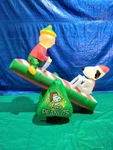 5.5' Gemmy Airblown Inflatable Animated Snoopy &charlie Brown Teeter Totter. Fixed Price $129.95.