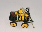 Green Bay Packers Team Wagon Ornament Nfl Football Sports America.rare Htf. Fixed Price $13.99.